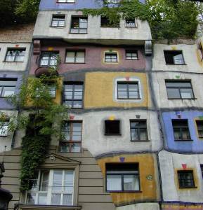 Wien: Hundertwasser - Haus (anklicken zum Vergrssern - click to enlarge)