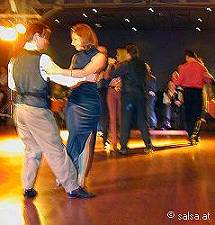 Tango dansers in het Casino van Gent