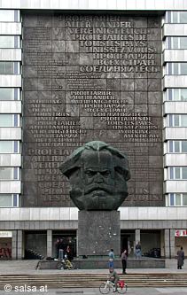 Chemnitz (...ehemals Karl-Marx-Stadt): Karl-Marx-Büste